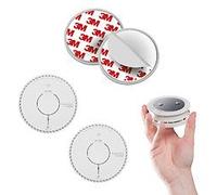 Lot de 2 détecteurs de fumée NF autonomie 5ans-garantie 10 ans + 2 supports aimantés-ANGELEYE