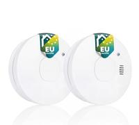 Lot de 2 détecteurs de fumée Smartwares - Pile remplaçable - Capteur 10 Ans