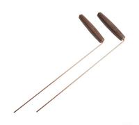 Lot de 2 détecteurs de métaux en cuivre - Outils de chasse au trésor - Baguette d'exploration archéologique - Dispositif de détection de métaux souterrains - Design ergonomique - Détection de fer doré