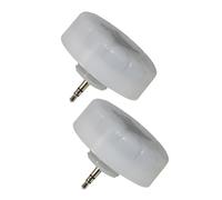 Lot de 2 détecteurs de mouvement pour luminaires à DEL haute baie, capteur d'occupation ou de micro-ondes, application plug-and-play pour luminaires à DEL (blanc, capteur à micro-ondes, lot de 2)