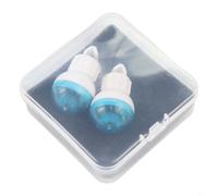 Lot de 2 détecteurs de touche automatiques avec son fort et lumière LED attrayante, puce intelligente pour filtrer les faux signaux, longue durée de vie de la batterie