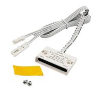 Lot de 2 détecteurs d'ouverture et de fermeture de porte de placard pour porte de maison, double porte de proximité, marche/arrêt automatique