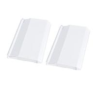 Lot de 2 déversoirs de Rechange pour écumoire de Piscine avec éponge filtrante, Ensemble de Porte de déversoir Universel en Plastique Durable Blanc Compatible avec l'écumeur Gunite