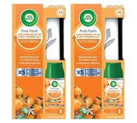 Lot de 2 Diffuseurs Automatique Pure Fresh Plaisir d Agrume et Zeste de Mandarine