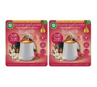 Lot de 2 Diffuseurs Huiles essentielles Brume Parfumée Vanille Diffuseur + 1 recharge
