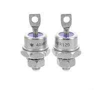 Lot de 2 diodes redresseurs 40 A 1200 V - Montage sur goujon - Anode négative à cathode positive pour soudage et équipement électrique (40HFR120)