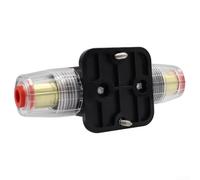 Lot de 2 disjoncteurs automobiles, disjoncteur à réinitialisation manuelle, disjoncteur automatique en ligne avec cosses de fil et tube thermorétractable 12 V-24 V CC (30 A CP-0781)