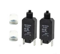 Lot de 2 disjoncteurs thermiques pour moteur 8 A protection contre les | Lot de 2 protections thermiques contre les surcharges et les courts-circuits, pour moteurs et transformateurs