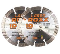 Lot de 2 disques à tronçonner diamant universels - Ø 125 x 22,23 mm