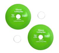 Lot de 2 disques à tronçonner diamantés de 125 mm pour verre, céramique, marbre - Disque de meuleuse d'angle 125 x 15 x 22,23 mm - Résistant aux éclats et doux pour le refroidissement