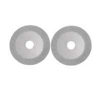 Lot de 2 disques à tronçonner diamantés, meules à tronçonner en carbure de tungstène for le meulage et le polissage de la pierre et des carreaux Lames de coupe