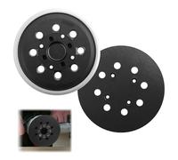 Lot de 2 disques abrasifs Bosch 125 mm, disques de ponçage 125 mm, 8 trous, avec système , plaque de ponçage avec crochet et boucle, compatible avec Bosch PEX 300/400 AE/4000 AE/AdvancedOrbit 18