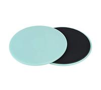 Lot de 2 disques coulissants pour Exercice, équilibre Disque Fitness Slider Alianti disques pour Exercices ABS, Dos, Hanches et Jambes Exercice pour Salle de Gym, Yoga, Vert Clair