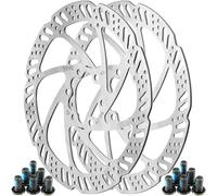 Lot De 2 Disques De Frein Pour Vélo, Freins À Disque De Vélo, Accessoire Velo, Outil Centerlock Avec Frein À Disque De 160 Mm, Pour Vtt, Vélo De Course, Équitation