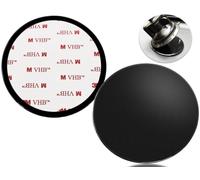 Lot de 2 disques de montage adhésifs pour tableau de bord de 80 mm, disque de montage universel à ventouse de 8 cm pour fixation sur pare-brise, GPS, tablette, support de téléphone de voiture avec