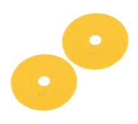 Lot de 2 disques de polissage pour béton - 150 mm - Pour granit, marbre, calcaire, restauration des sols en résine grain 30, 50, 100 (grain 100)