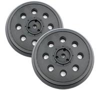 Lot de 2 disques de ponçage auto-agrippants 125 mm 8 trous pour ponceuse excentrique Bosch et Skil Skil 7400 H1, Skil 7430 H1, Skil 7435 H1, Skil 7425, Skil 7500 H1