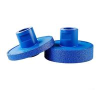 Lot de 2 disques de rainurage diamant pour meuleuse d'angle, filetage 5/8-11, disque de meulage plat pour pierre, carrelage et marbre, utilisation humide/sèche