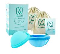 Lot de 2 disques menstruels, réutilisables, durables et ultra confortables. Alternative aux tampons, coupes menstruelles et serviettes hygiéniques, anti-fuite et sans désordre (comprend les petites et