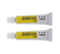 Lot de 2 dissipateurs thermiques en silicone 10 G pour processeur graphique Chipset Notebook refroidissement 0,671 W/m Ventilateur interne PC Support dissipateurs thermiques CPU Ventilateurs internes