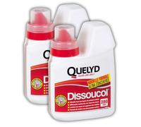 Lot de 2 DISSOUCOL QUELYD 500ml - Décolleur pour papiers peints vinyles, revêtements muraux et badigeons