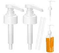 Lot de 2 distributeurs à pompe pour sirop Monin - Compatible avec la pompe à sirop Monin et les bouteilles de 700 ml, 10 ml par hub, tête de pompe réutilisable pour café, bar, homebrew, cocktails