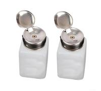 Lot de 2 distributeurs d'alcool liquide Push 200 ml et nettoyant pour bouteille de flux pour laboratoires de recherche
