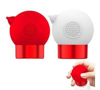 Lot de 2 distributeurs de dentifrice à pompe à vide avec bouchon à fermeture automatique, s'adapte à la plupart des tubes de dentifrice, sans bouchon, dosage précis, économiseur de dentifrice - pour