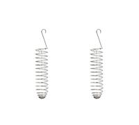 Lot de 2 distributeurs de millet à suspendre pour perroquets, canaris, quakers, pinsons, perruches, calopsittes et oiseaux de petite et moyenne taille