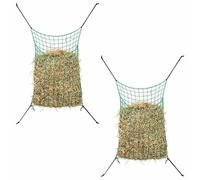 Lot de 2 distributeurs de nourriture et d'eau en polypropylène - Rectangulaires - 200 x 120 cm - Vert - Robuste et léger - Pour l'intérieur et l'extérieur - Idéal pour les animaux domestiques