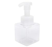 Lot De 2 Distributeurs De Savon Moussant Lotion Flacon Pompe, 250 ML en Plastique Rechargeable Pompe Bouteilles Plat Distributeurs De Savon pour Savon Liquide Shampooing Body Wash Clear