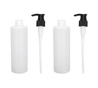Lot de 2 distributeurs d'huile de massage à pompe, rechargeables et réutilisables, 250 ml, pour chauffe-huile de massage, crème, shampooing
