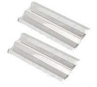 Lot de 2 dompteurs de flamme de rechange en acier inoxydable conçus pour barbecues de 63,5 à 101,6 cm, compatible avec BLZ 3 LP, Cart et BLZ 4, série 5 assurant une chaleur uniforme