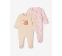 Lot de 2 dors-bien bébé fille écru 3M(60CM)