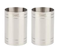 Lot de 2 doseurs en acier inoxydable pour boissons, vin et whisky 50 ml