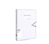 Lot de 2 dossiers rangement for porte-documents, porte-reçus, organisateur papier, classeur à feuilles mobiles, classeurs A4, clips documents(White)