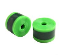 Lot de 2 doublures de pneu de vélo en TPU pour 20, 24, 26, 27, 29 pouces et 700 C, protection efficace du tube (38 mm x 1 mm x 2300 mm, noir)