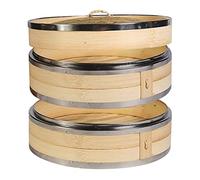 Lot de 2 doublures pour raviolis Dim Sum Bao Bun Légumes Riz Viande et Poisson Cuisine Cuisine