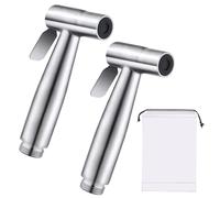 Lot de 2 douchettes à main pour bidet - Douchette à main pour WC - Douchette à main - Bidet - Convient pour les toilettes, les toilettes, le bidet
