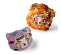 Lot de 2 doudous Lion et Kitty, peluche mignonne pour enfants et adultes, compagnon pour sac à dos, sac à dos, sac à dos, peluche Kawaii, figurines de collection d'action, cadeau pour garçons, filles