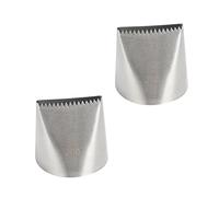 Lot de 2 douilles à glaçage pour gâteau, grandes douilles à douille, pour décoration de gâteau, outils de décoration de gâteau, glaçage et douilles à pâtisserie (#200)
