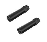 Lot de 2 douilles d'accordeur à 7 points pour écrous de roue à sept cannelures - Diamètre intérieur de 20 mm - Compatible avec douilles hexagonales de 19 mm (3/4) et 21 mm (13/16)