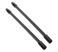 Lot de 2 douilles de clé électrique pour extension de douille - Tige flexible flexible - Raccord en métal - Clé électrique souple - Joint étendu