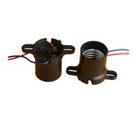 Lot de 2 douilles de lampe pour hotte de cuisine, réparation légère, installation facile, accessoires professionnels robustes 5,7 cm