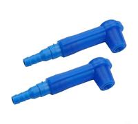 Lot de 2 douilles de purge de frein automobile avec caoutchouc et matériau ABS conçues pour des opérations de purge de liquide de frein sûres et précises