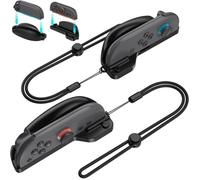 Lot de 2 Dragonne Souris Grip HEYSTOP pour Switch 2 JoyCon - Support Réglable - Contrôle Précis + Portabilité Optimisée