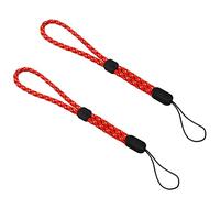 Lot de 2 dragonnes de poignet pour Gameboy Advance Pocket Color PS3 Move Motion PSP 1000 2000 3000 pour télécommande PS Vita Wii 3DS 2DS Move Rouge