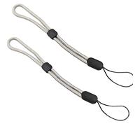 Lot de 2 dragonnes pour gameboy Advance Pocket Color PS3 Move Motion PSP 1000 2000 3000 pour télécommande PS Vita Wii 3DS 2DS Move (gris-2 pièces)