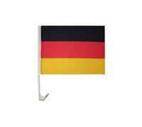 Lot de 2 drapeaux allemands pour voiture - 30 x 45 cm
