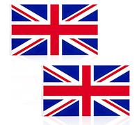 Lot de 2 drapeaux d'Angleterre, 150x90cm avec œillets en laiton pour Coupe du Monde, festivals, défilés, fêtes, maison, jardin, célébrations patriotiques (Style 1)